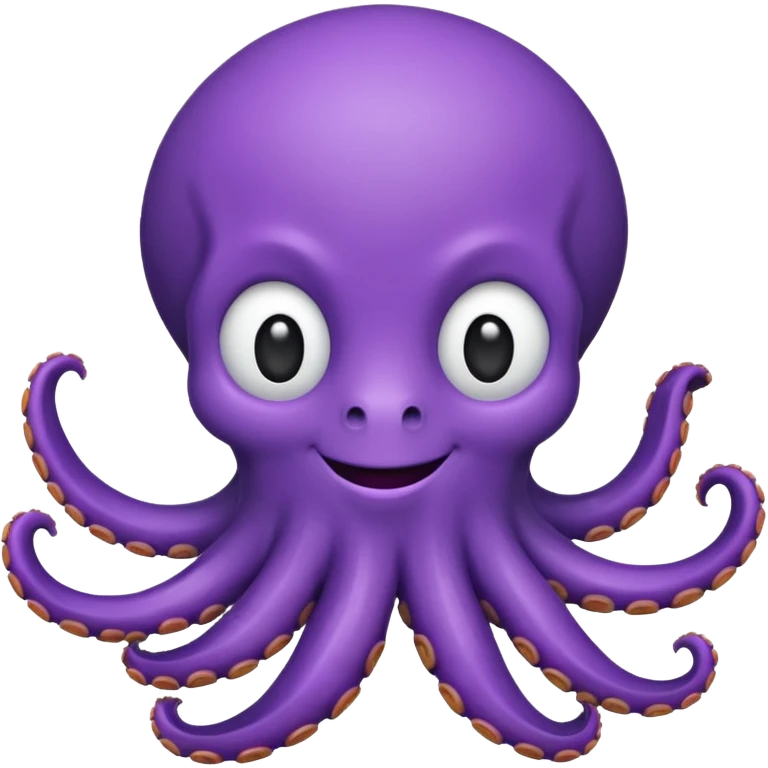 octopus, apple emoji style emoji
