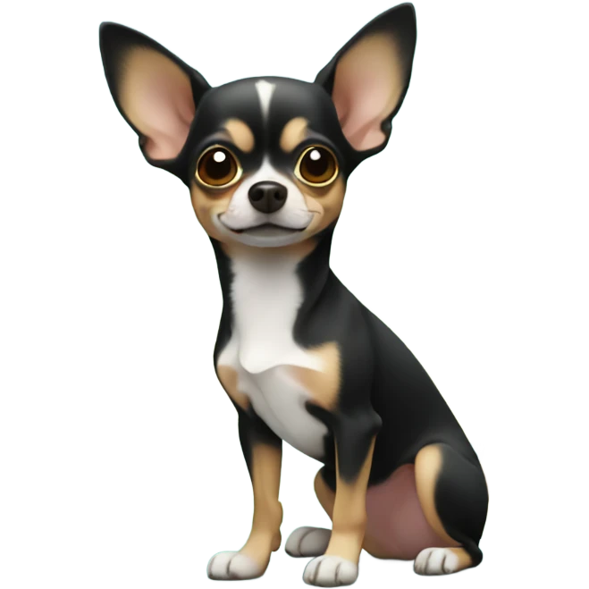 Chihuahua on island  emoji