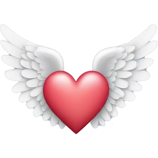 heart with angel wings emoji