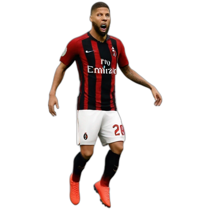 giroud AC milan vs mbappe PSG emoji