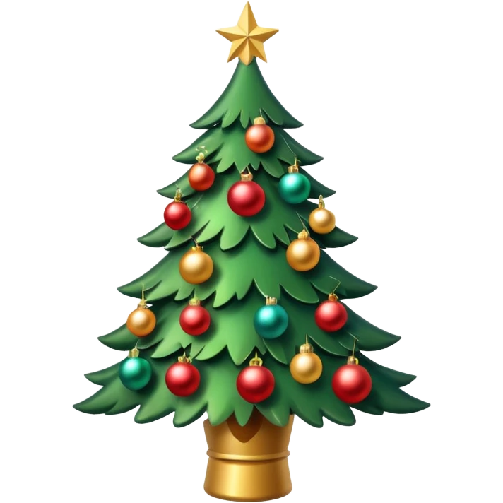 A Christmas tree  emoji