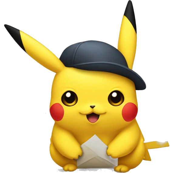 Pikachu filing for divorce emoji