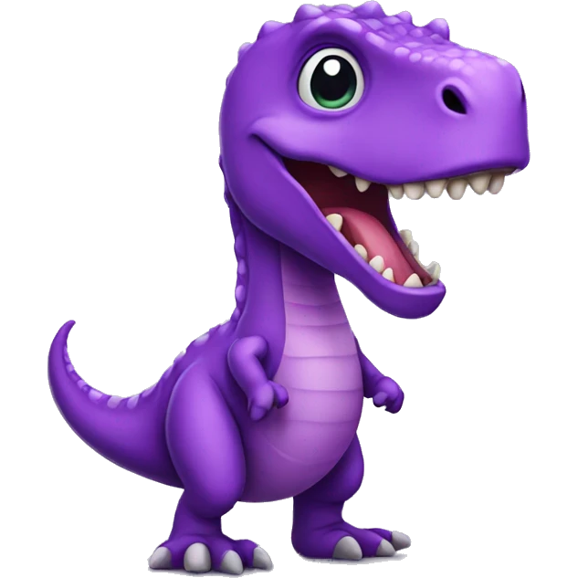 purple dino  emoji
