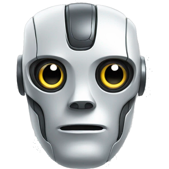 robot thinking emoji