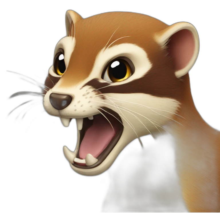 Angry weasel emoji
