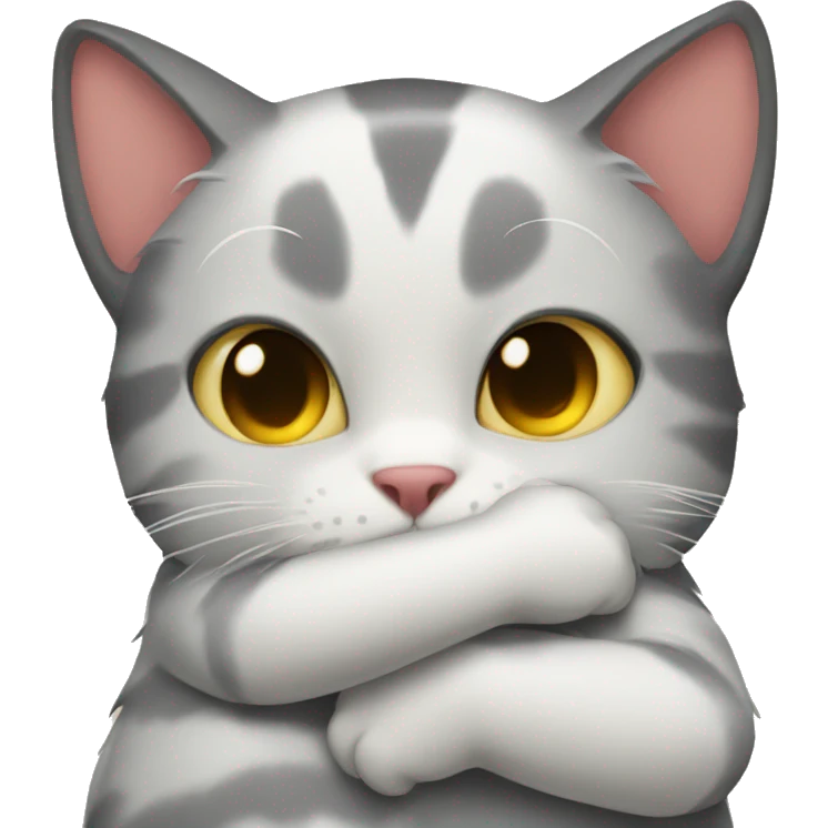 Hug cats emoji