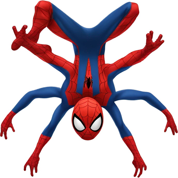 Spider-Man upside down emoji
