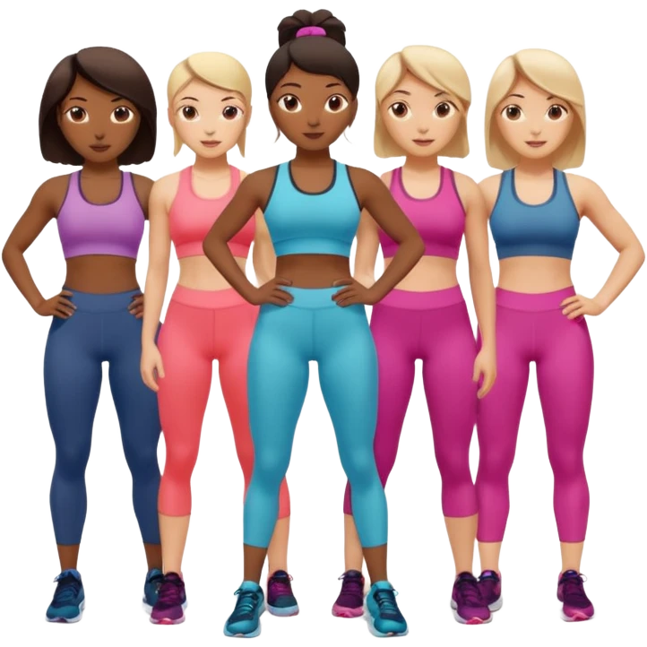 women working out emoji