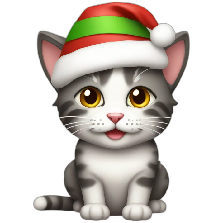 christmas cat emoji