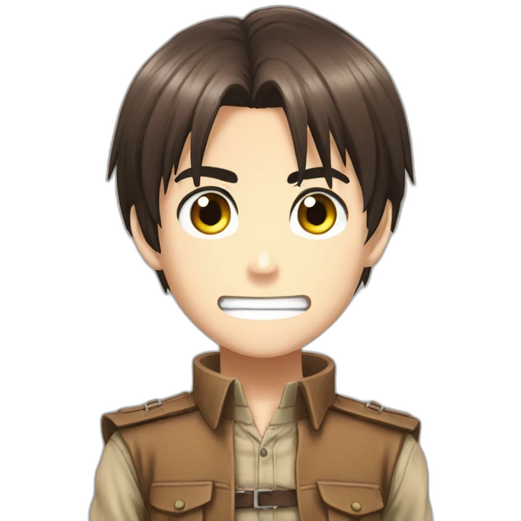 Eren Titan SHINGEKY NO KYOJIN emoji