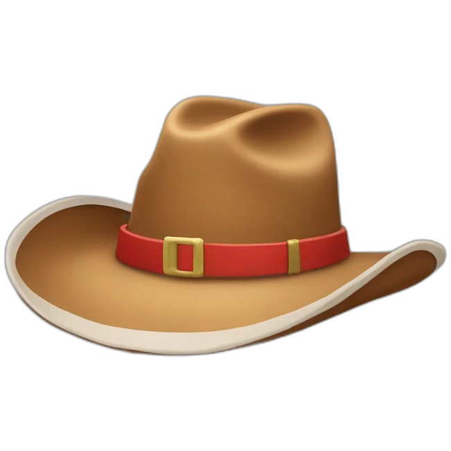 Santa cowboy hat emoji