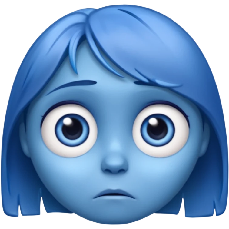 Sadness from the Inside Out movie emoji
