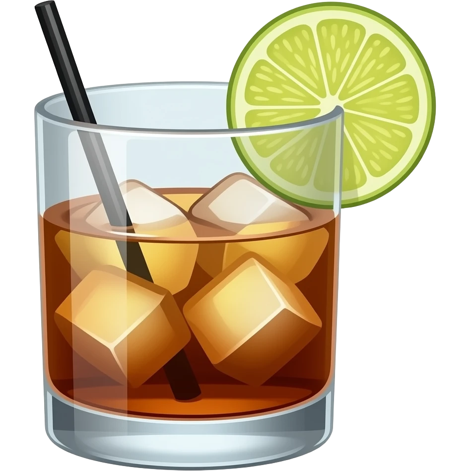 Cosmopolitan drink emoji