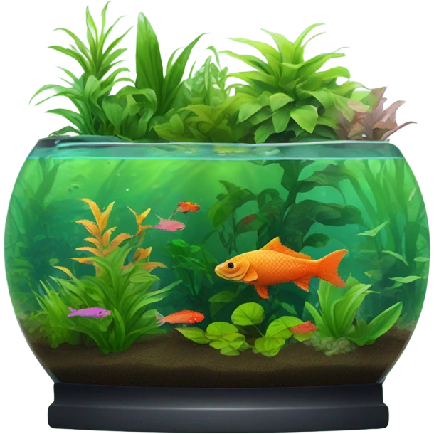 Planted aquarium  emoji
