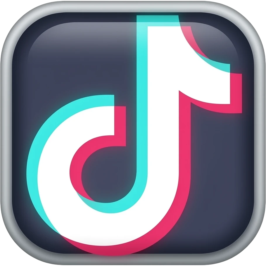 tik tok logo emoji