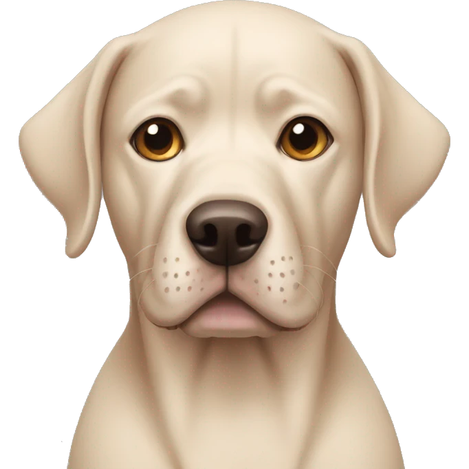 bald dog emoji