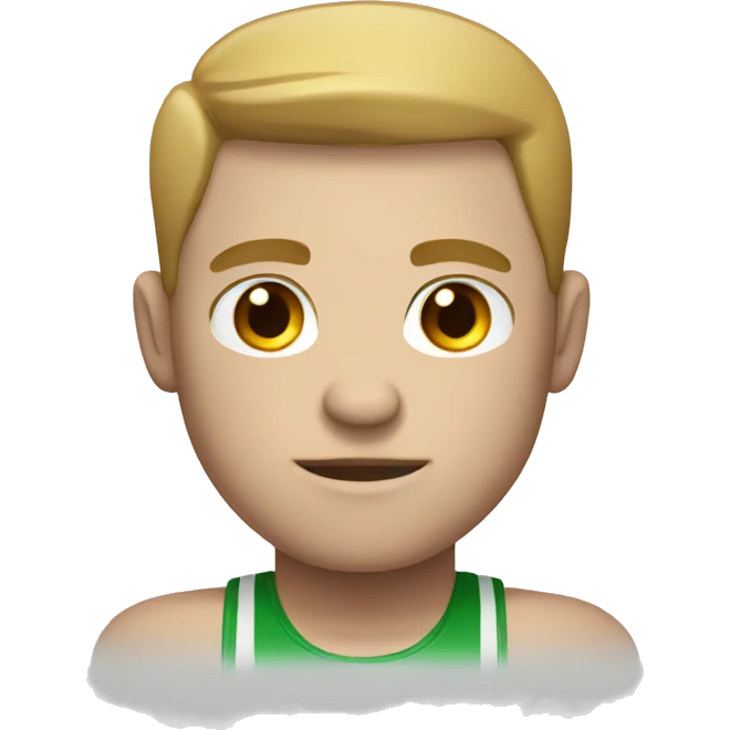 white man boxer emoji