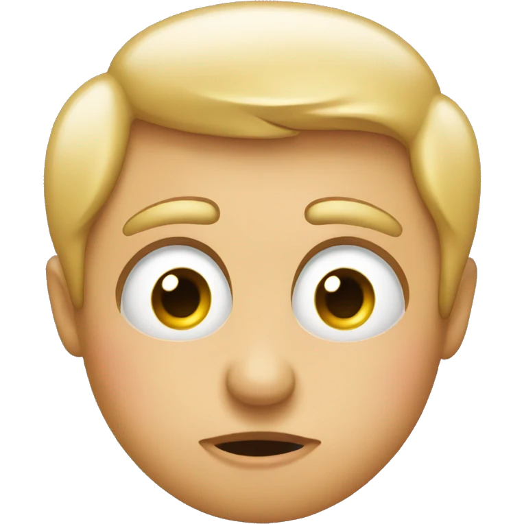 kissing face with rolling eyes emoji