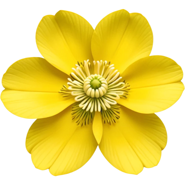 Yellow woodland anemone emoji