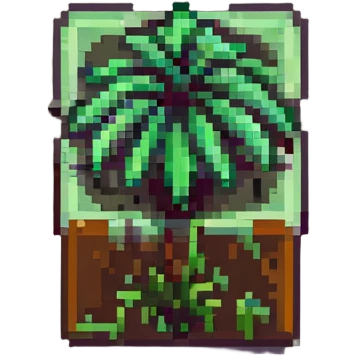 Minecraft grass block, square shape, brown and green, smooth emoji