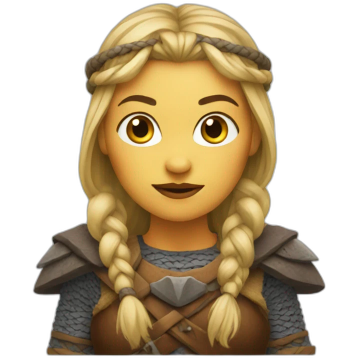 Viking woman emoji