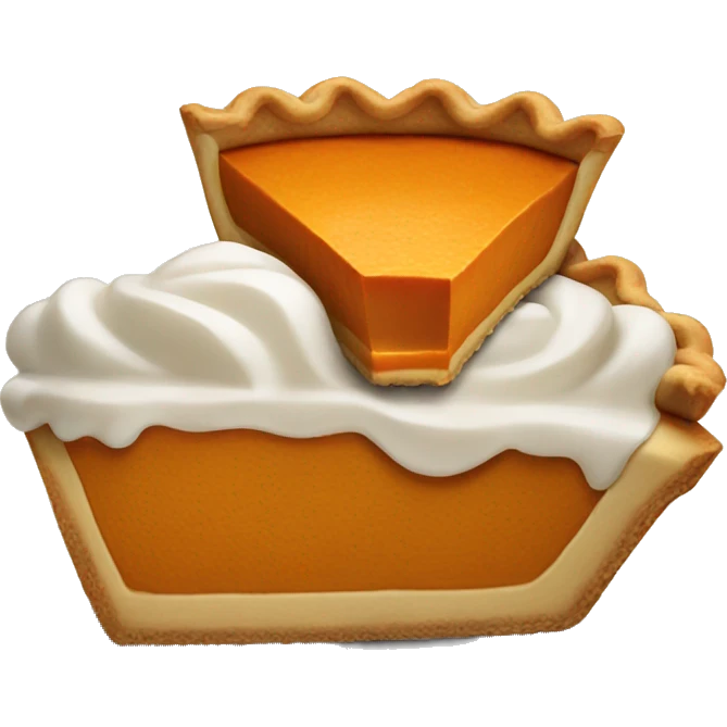 Pumpkin pie emoji