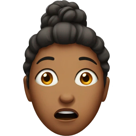 Woman shocked  emoji