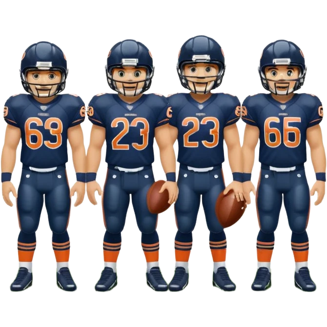 Chicago bears emoji