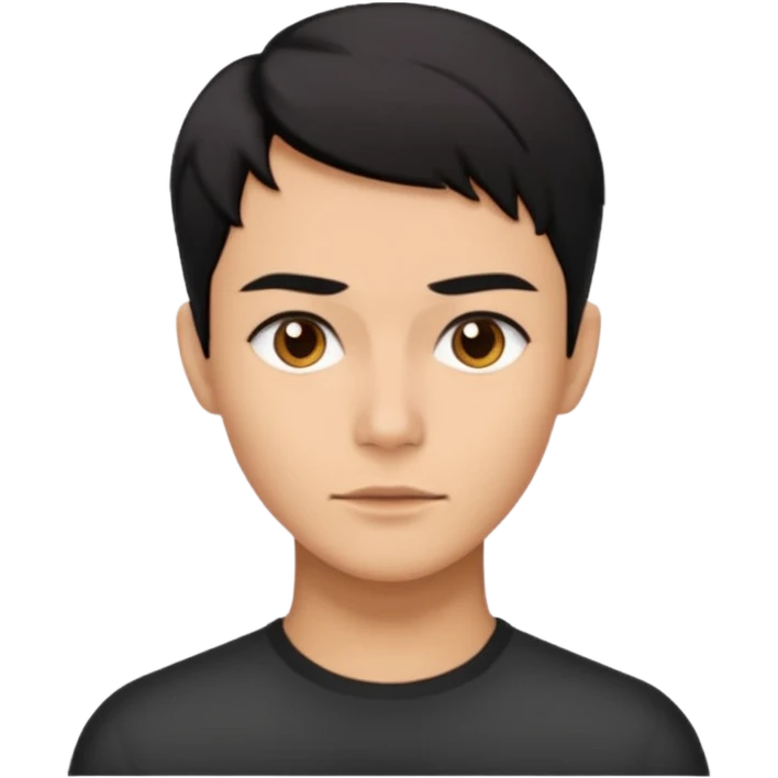 A person who has the sharpest jawline emoji