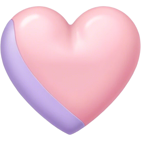 Pastel heart emoji