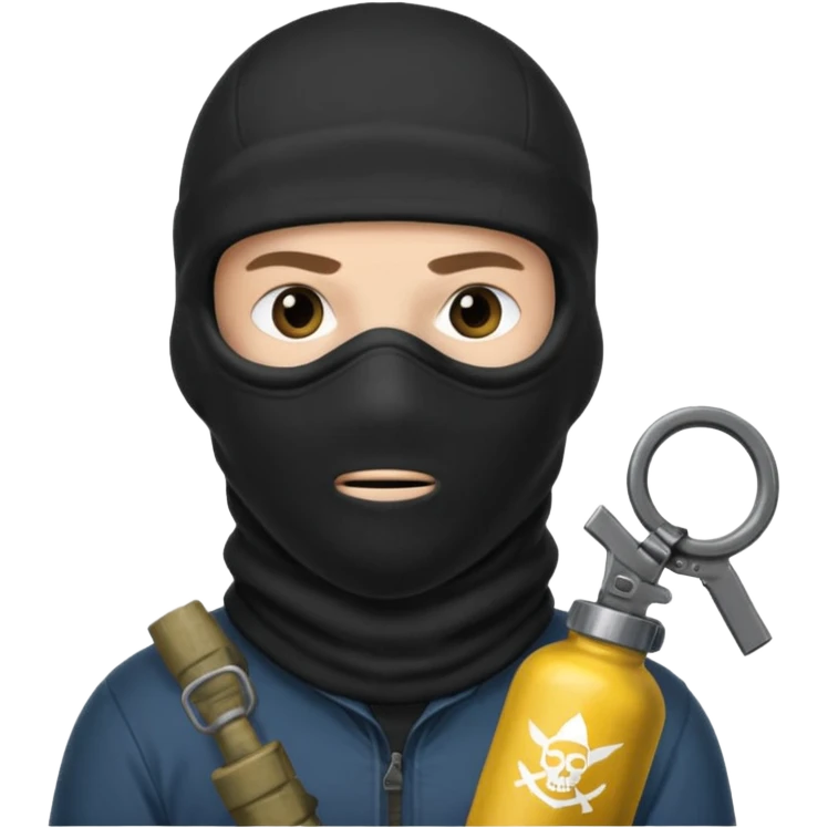 Russel from F1 Mercedes Team as a terrorist from csgo emoji