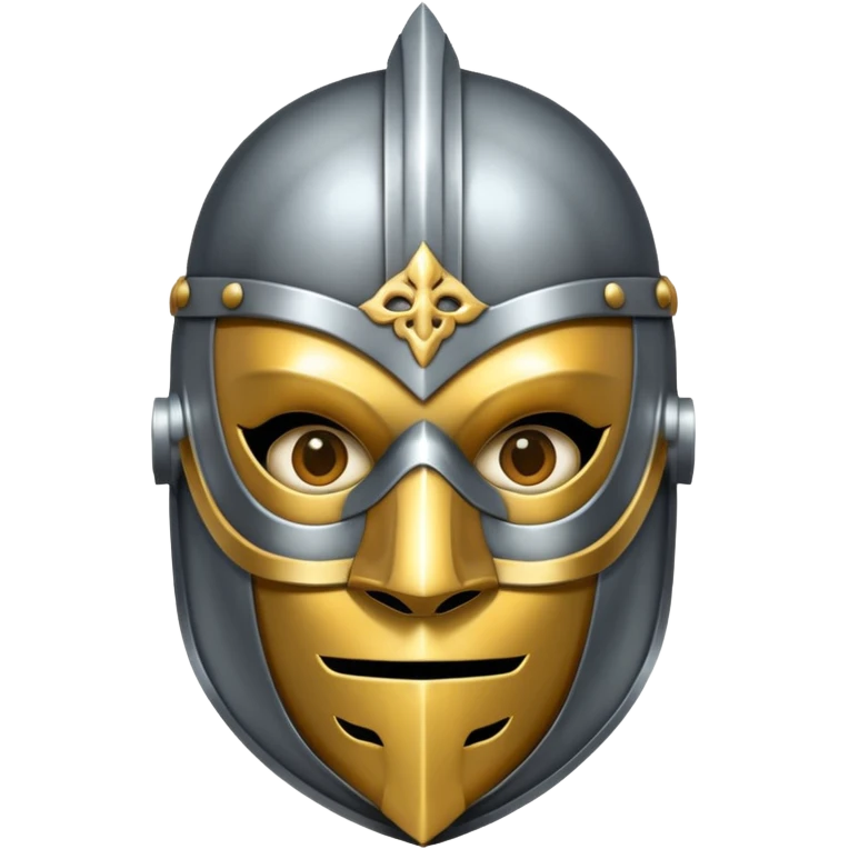 Knight with mask emoji
