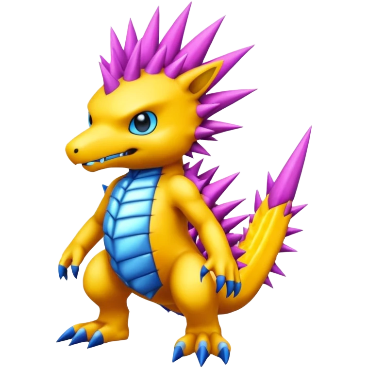 Cool Digimon-Fakemon-hybrid full body emoji