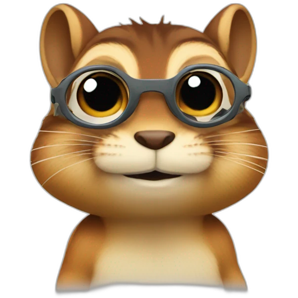 cool chipmunk emoji