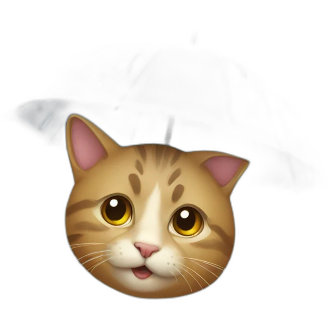 rainy cat emoji