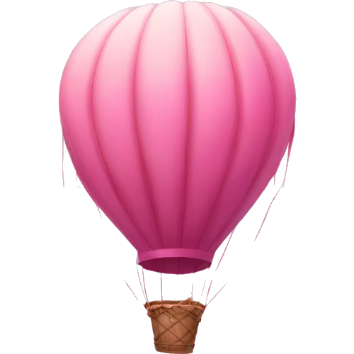 Pink hot air Halloween with roses and hearts  emoji