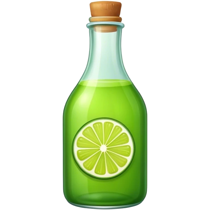 Bottle me lime juice emoji