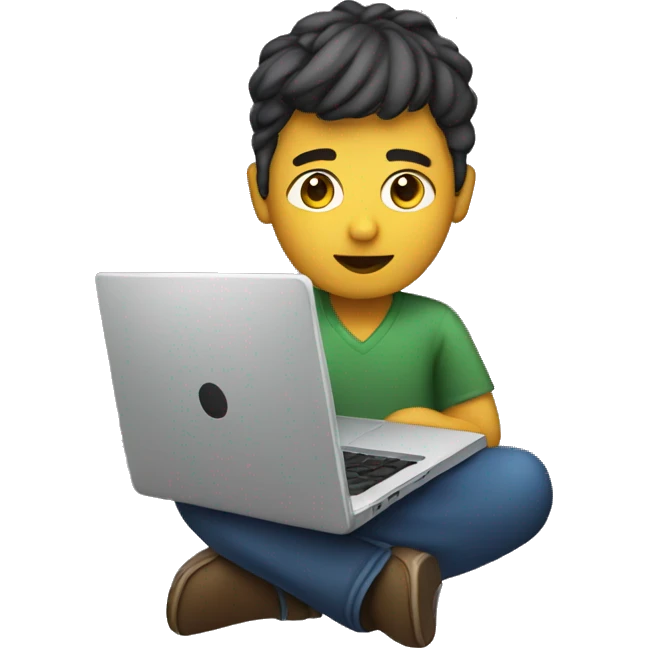 Coder with laptop emoji