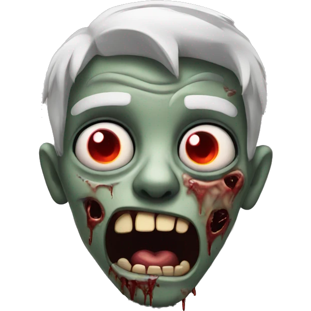 Zombie with heart eyes emoji
