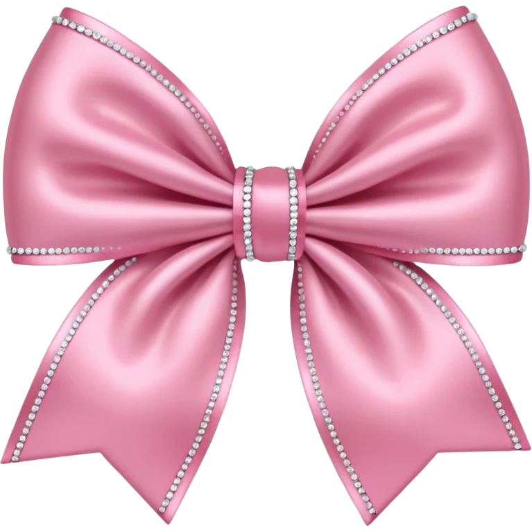 baby Pink bow with sparkles  emoji