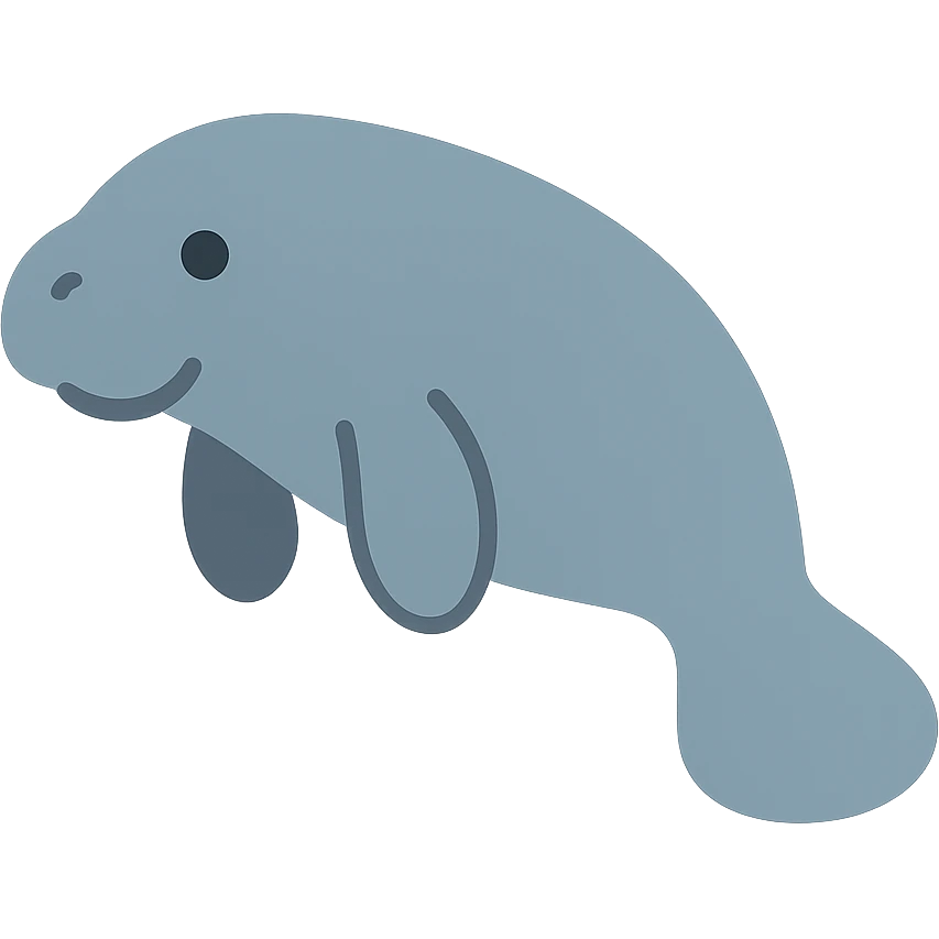 Manatee emoji