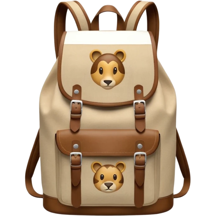 Backpack with Safari Animal emoji
