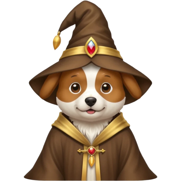 Dog wizard emoji