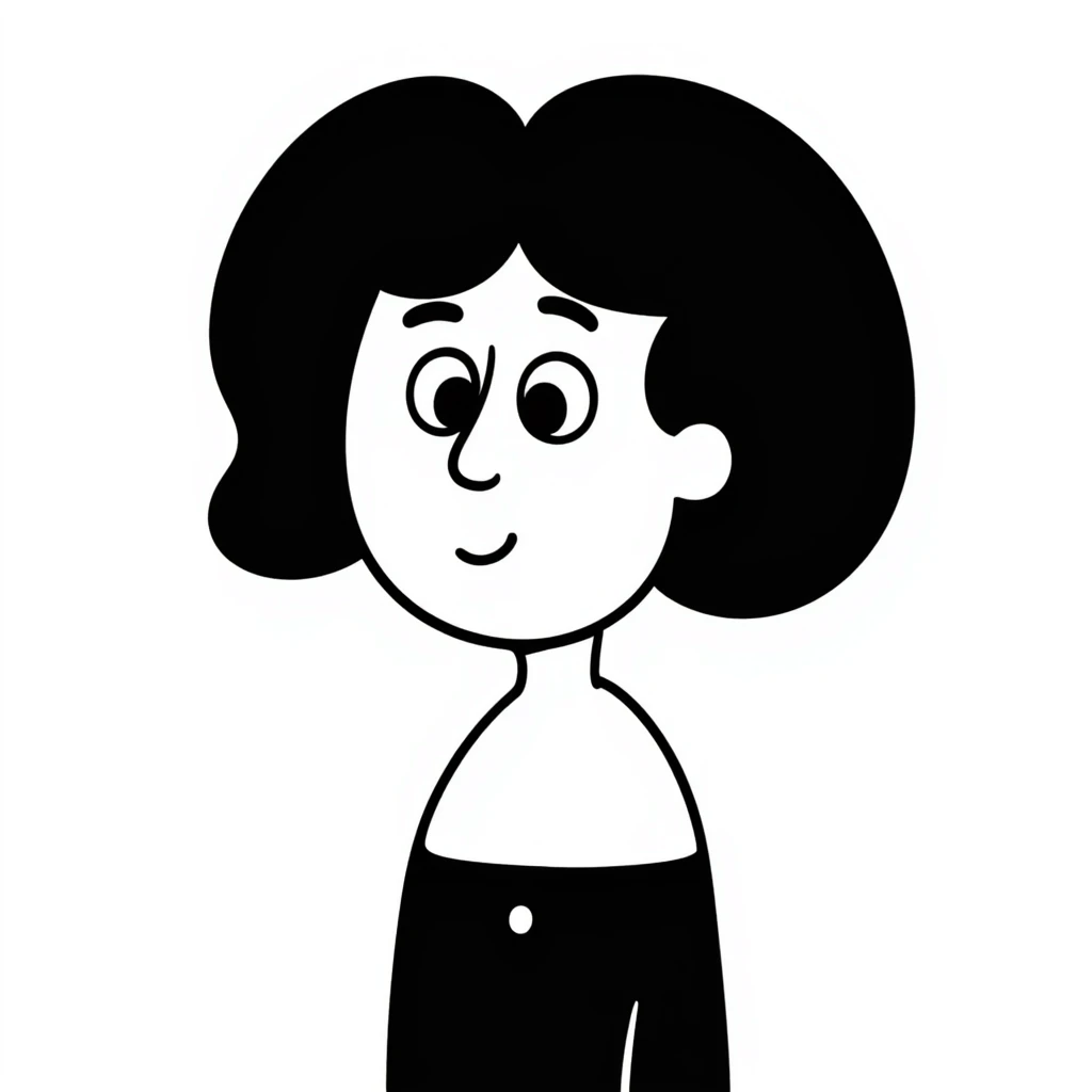 hand drawn eyes looking straight ahead emoji