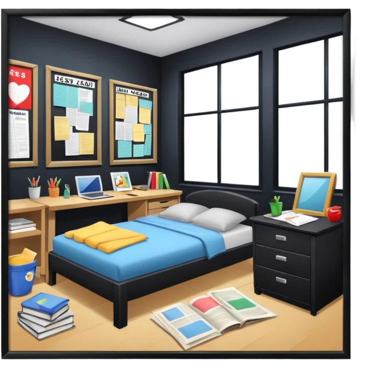 room rented by other students emoji