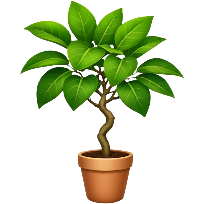 Ficus plant emoji