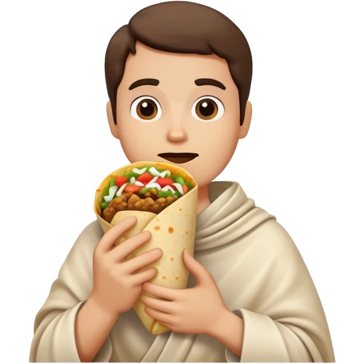 Chipotle eating burritos  emoji