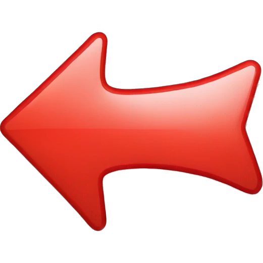 red arrow pointing down emoji