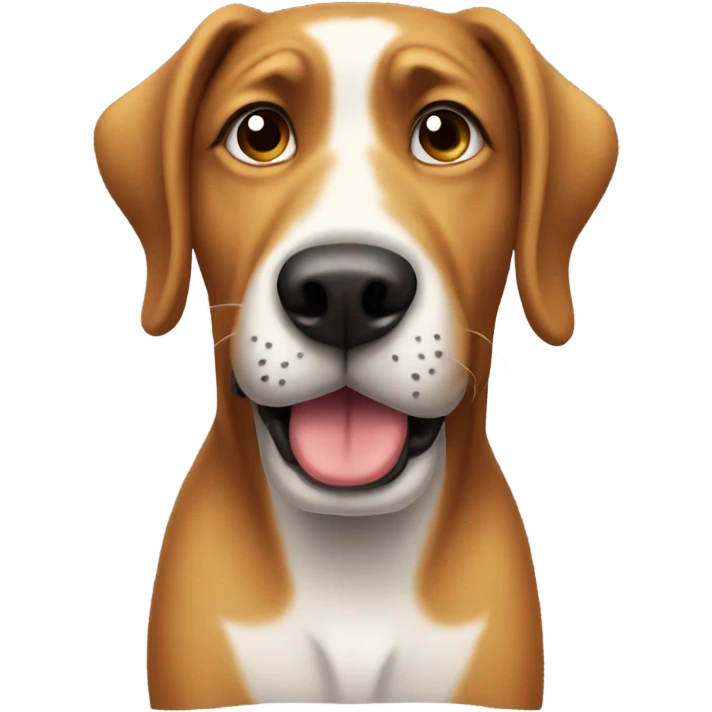 Sweaty dog emoji