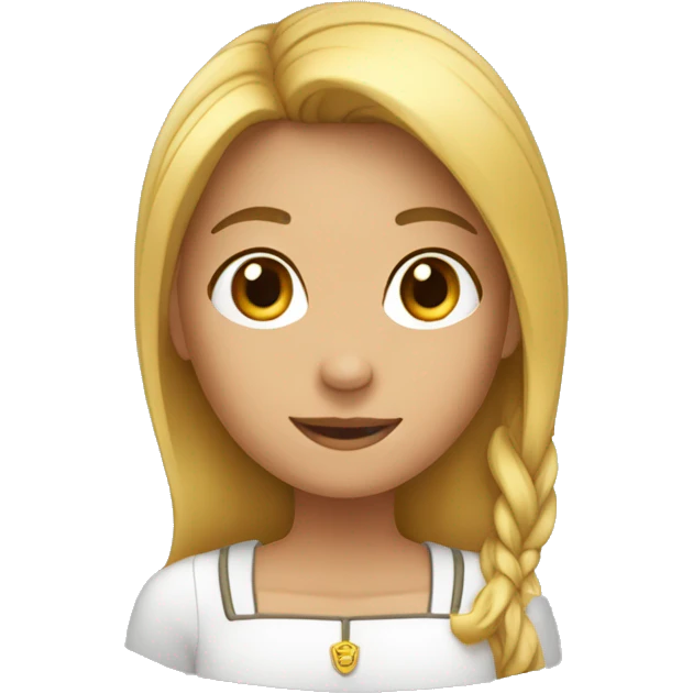 Fille qui est sur un trône  emoji